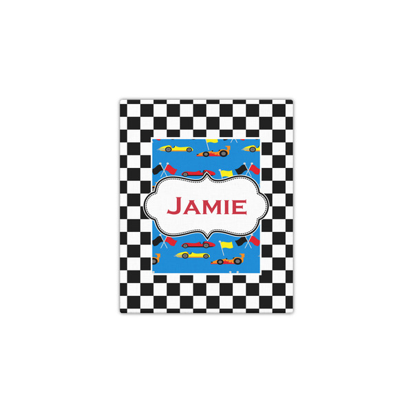 Checkers & Racecars 11x14 - Canvas Print - Front View