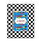 Checkers & Racecars 11x14 Wood Print - Front View