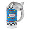 Checkers & Racecars 12 oz Stainless Steel Sippy Cups - Top Off