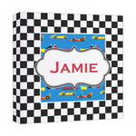 Checkers & Racecars Canvas Print - 12x12 (Personalized)