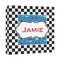 Checkers & Racecars Canvas Print - 12x12 (Personalized)