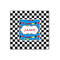 Checkers & Racecars 12x12 Wood Print - Front View
