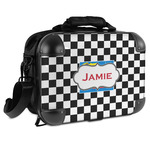 Checkers & Racecars Hard Shell Briefcase - 15" (Personalized)