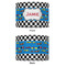 Checkers & Racecars 16" Drum Lampshade - APPROVAL (Fabric)