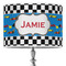 Checkers & Racecars Drum Lamp Shade (Personalized)