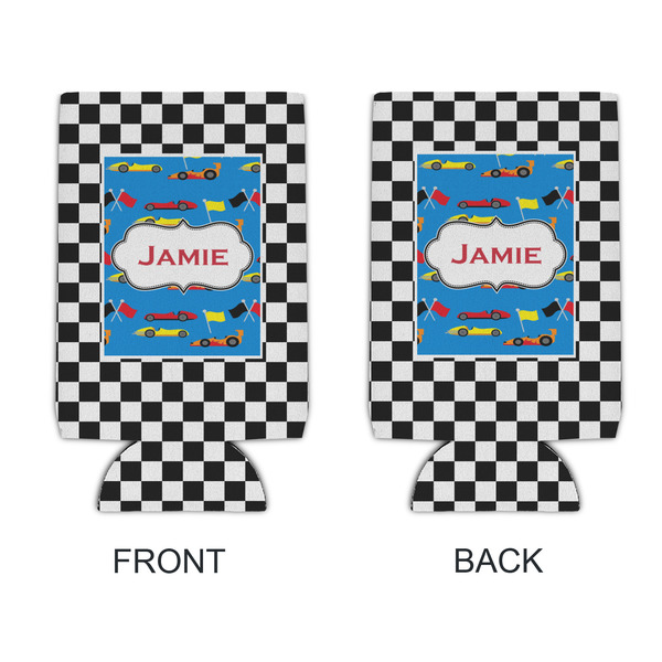 Checkers & Racecars 16oz Can Sleeve - APPROVAL