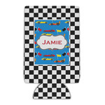 Checkers & Racecars Can Cooler (16 oz) (Personalized)