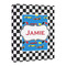 Checkers & Racecars 16x20 - Canvas Print - Angled View