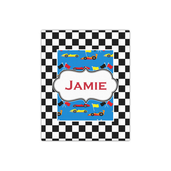Checkers & Racecars 16x20 - Canvas Print - Front View