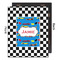 Checkers & Racecars 16x20 Wood Print - Front & Back View