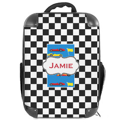 Checkers & Racecars Hard Shell Backpack (Personalized)