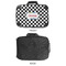 Checkers & Racecars 18" Laptop Briefcase - APPROVAL