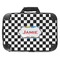 Checkers & Racecars 18" Laptop Briefcase - FRONT
