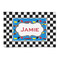 Checkers & Racecars 2' x 3' Patio Rug (Personalized)