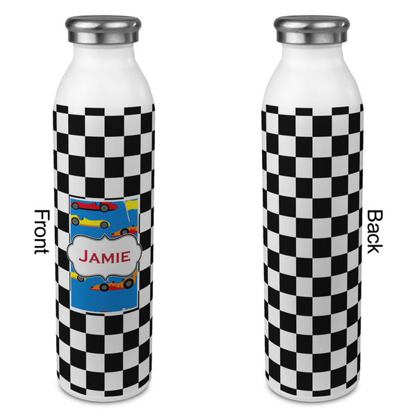 Checkers & Racecars 20oz Water Bottles - Full Print - Approval
