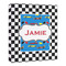 Checkers & Racecars Canvas Print - 20x24 (Personalized)