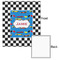 Checkers & Racecars 20x24 - Matte Poster - Front & Back