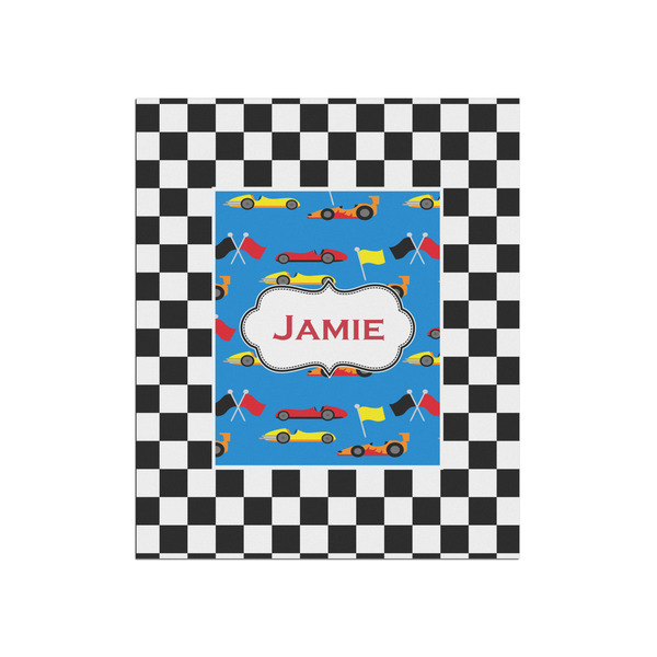 Custom Checkers & Racecars Poster - Matte - 20x24 (Personalized)