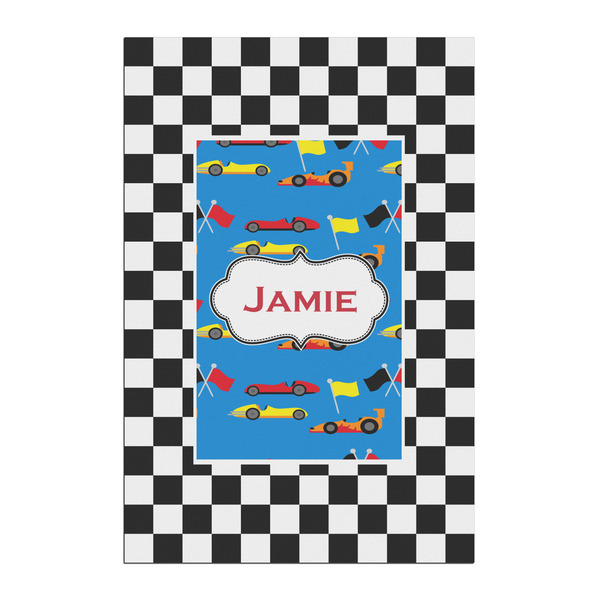 Custom Checkers & Racecars Posters - Matte - 20x30 (Personalized)