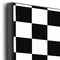 Checkers & Racecars 20x30 Wood Print - Closeup