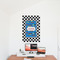 Checkers & Racecars 24x36 - Matte Poster - On the Wall