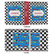 Checkers & Racecars 3 Ring Binders - Full Wrap - 1" - APPROVAL