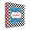Checkers & Racecars 3 Ring Binders - Full Wrap - 2" - FRONT