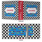 Checkers & Racecars 3 Ring Binders - Full Wrap - 3" - APPROVAL