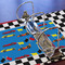 Checkers & Racecars 3 Ring Binders - Full Wrap - 3" - DETAIL