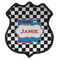 Checkers & Racecars 4 Point Shield