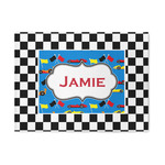 Checkers & Racecars 5' x 7' Indoor Area Rug (Personalized)