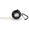 Checkers & Racecars 6-Ft Pocket Tape Measure with Carabiner Hook - Front
