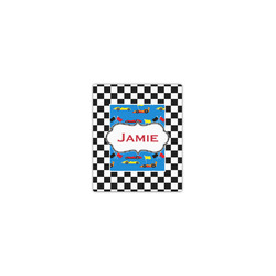 Checkers & Racecars Canvas Print - 8x10 (Personalized)
