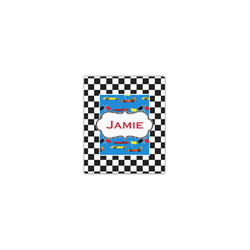 Checkers & Racecars Canvas Print - 8x10 (Personalized)