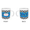 Checkers & Racecars Acrylic Kids Mug (Personalized) - APPROVAL