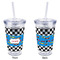 Checkers & Racecars Acrylic Tumbler - Full Print - Approval