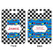 Checkers & Racecars Aluminum Luggage Tag (Front + Back)