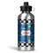 Checkers & Racecars Aluminum Water Bottle