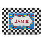 Checkers & Racecars Anti-Fatigue Kitchen Mat (Personalized)