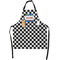 Checkers & Racecars Apron - Flat with Props (MAIN)
