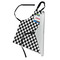 Checkers & Racecars Apron - Folded