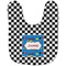 Checkers & Racecars Baby Bib - AFT flat