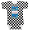 Checkers & Racecars Baby Bodysuit 3-6