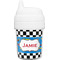 Checkers & Racecars Baby Sippy Cup (Personalized)