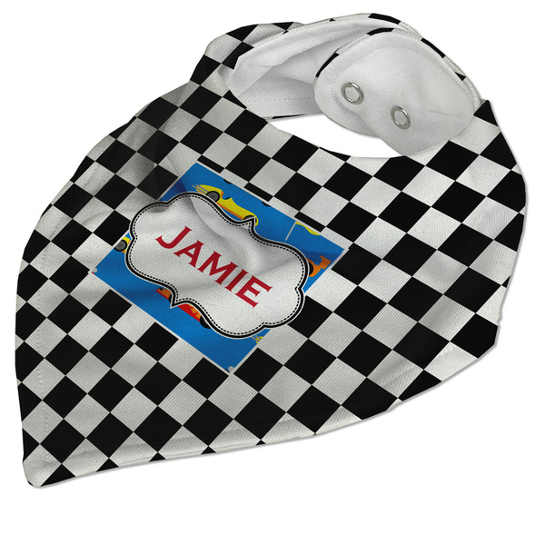Checkers & Racecars Bandana Closed