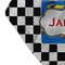Checkers & Racecars Bandana Detail