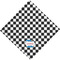 Checkers & Racecars Bandana - Full View