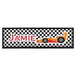 Checkers & Racecars Bar Mat (Personalized)