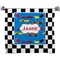 Checkers & Racecars Bath Towel (Personalized)