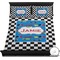 Checkers & Racecars Bedding Set (Queen) - Duvet